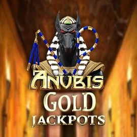 Anubis Gold Jackpots online game logo by Inspired Gaming on casinonightluck.uk