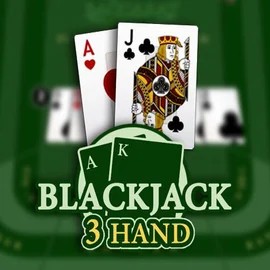Blackjack 3H (Habanero) online game logo by Habanero on casinonightluck.uk