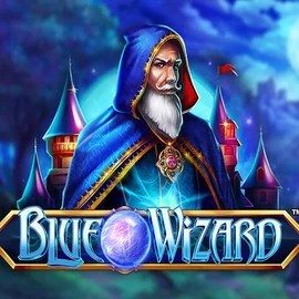 Blue Wizard slot visual from Quickspin available on casinonightluck.uk