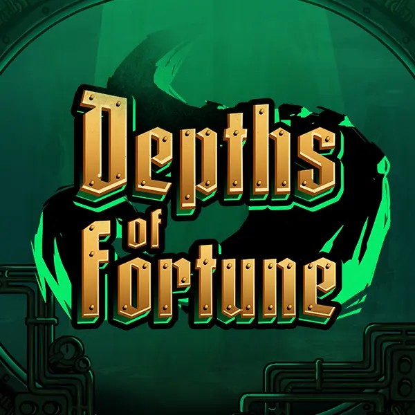 Official Slots logo: Depths of Fortune by AvatarUX Studios at Night Luck Casino