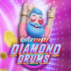 Hyper Strike Diamond Drums slot visual from Gameburger Studios available on casinonightluck.uk