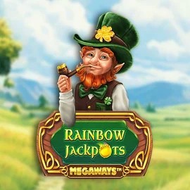 Rainbow Jackpots Megaways logo by Red Tiger Gaming at Night Luck Casino